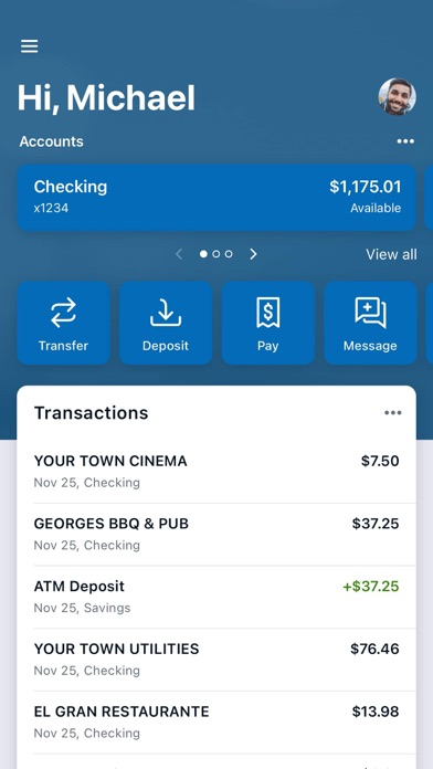 Center Bank MN Screenshot