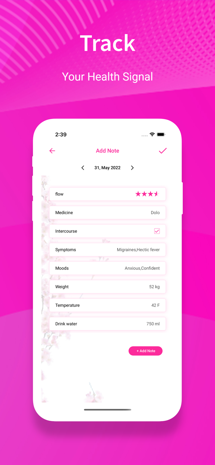 My Period Tracker and Calendar