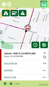 CAT Tracker screenshot