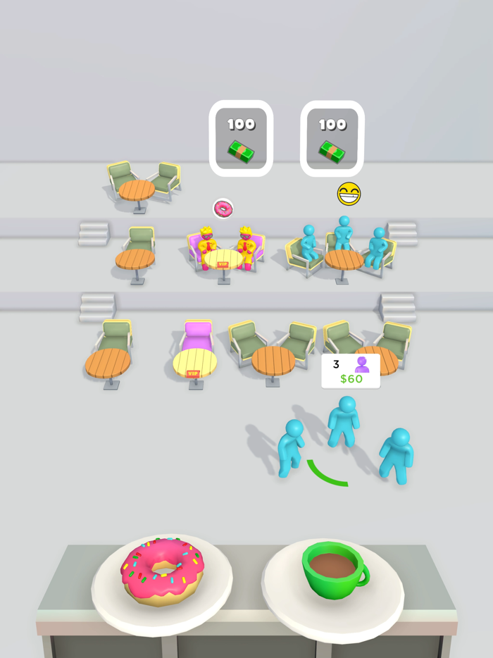 Restaurant Seating Idle 3D