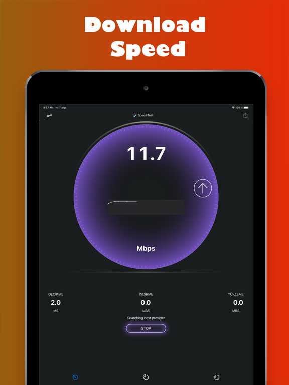Internet Speed .. iPad screenshot 2 - Utilities app