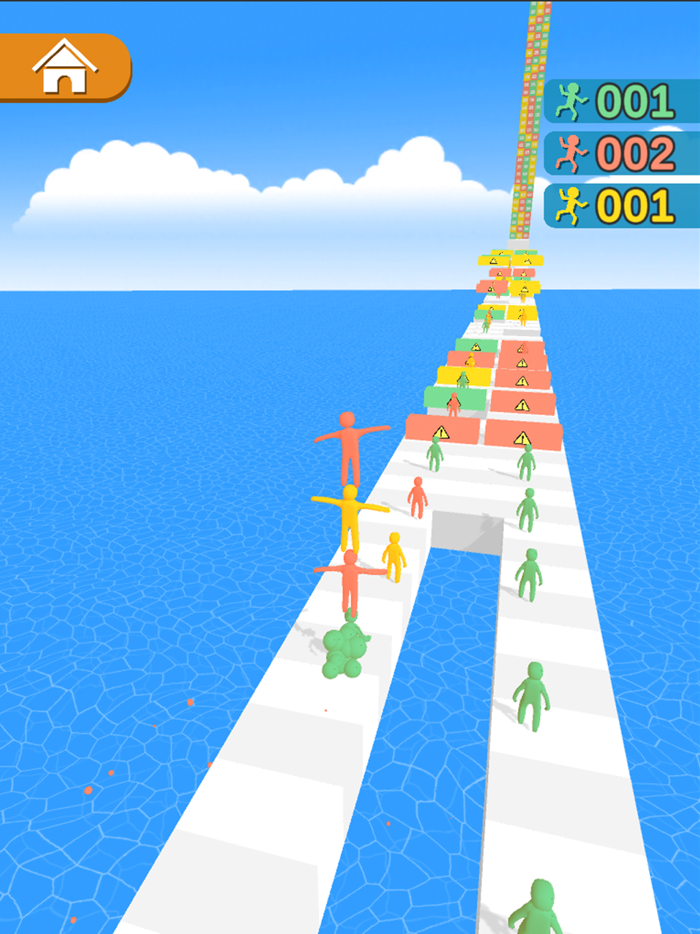 Colorful Runners Tower