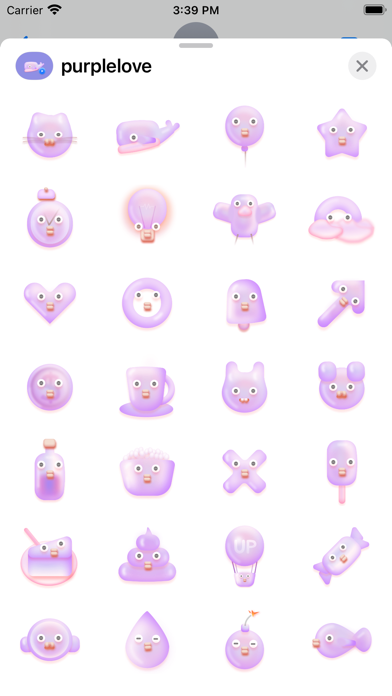 purple love Screenshot