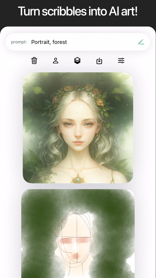 #1. SageBrush: AI Painter (iOS) Podle: Apposite