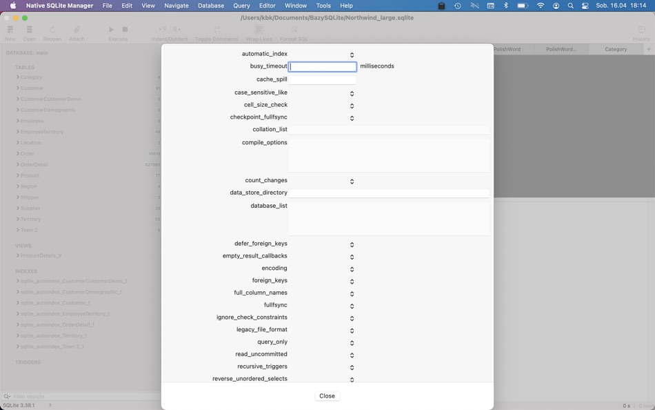 #4. Native SQLite Manager (macOS) 来自: Krystian Kolodziej