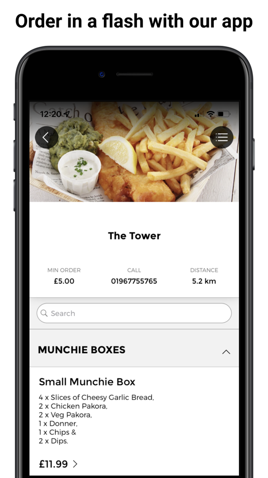 #1. The Tower Takeaway App (iOS) 由: The Tower Takeaway
