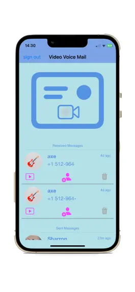 Game screenshot Video Voice Mail mod apk