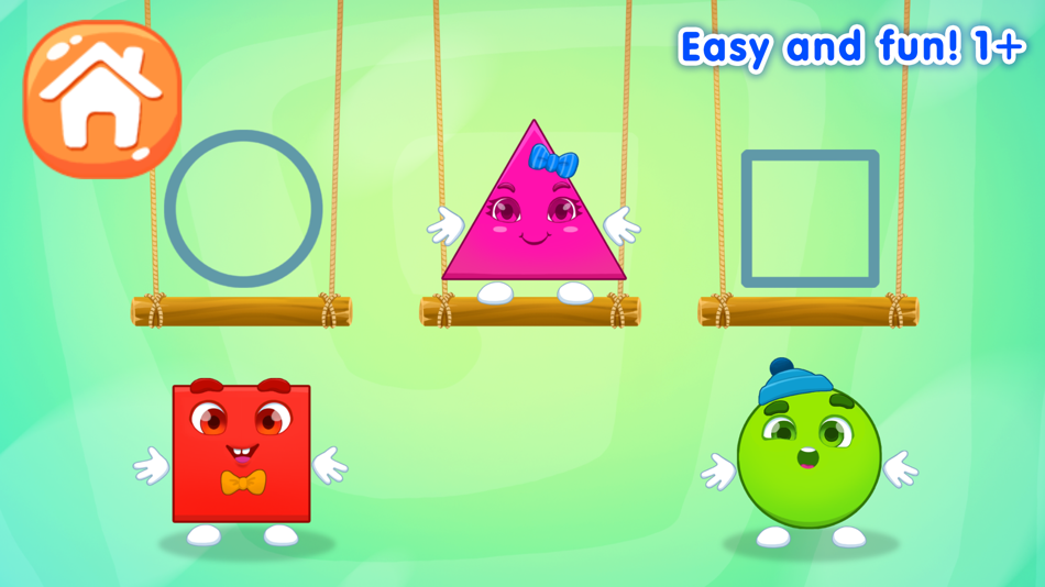 #1. Shapes learning smart busy 1 3 (iOS) 来自: GoKids!