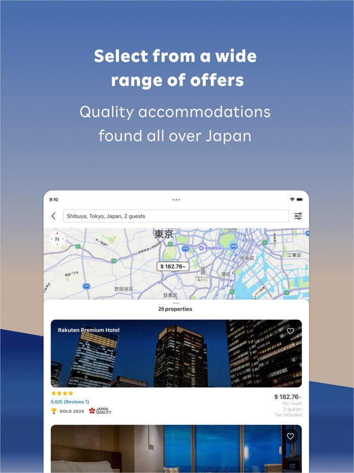 Rakuten Travel Hotel Booking