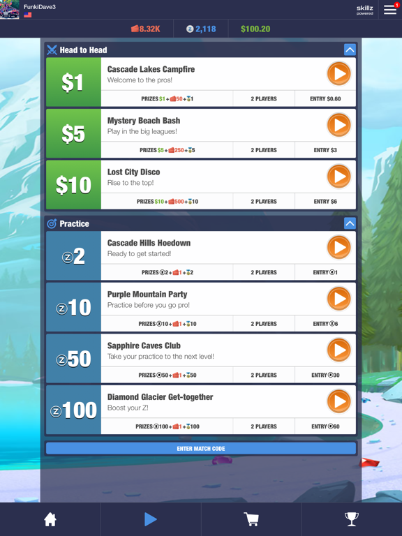 Cascade Challenge iPad screenshot 4 - Games app