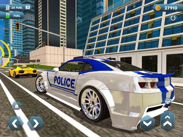 Flying Car Police Car Games