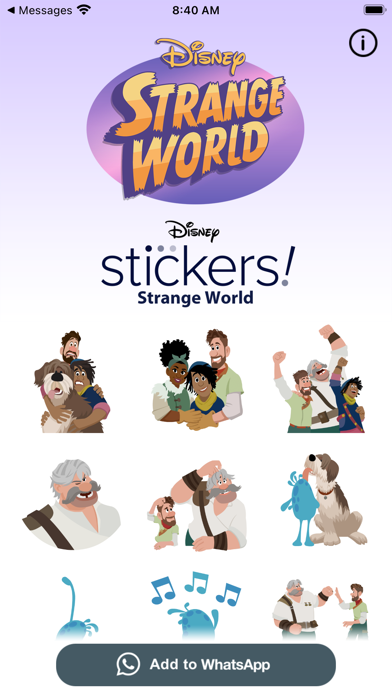 Disney Stickers: Strange World Screenshot