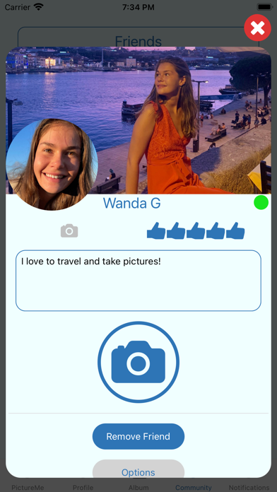 PictureMe for iPhone Screenshot