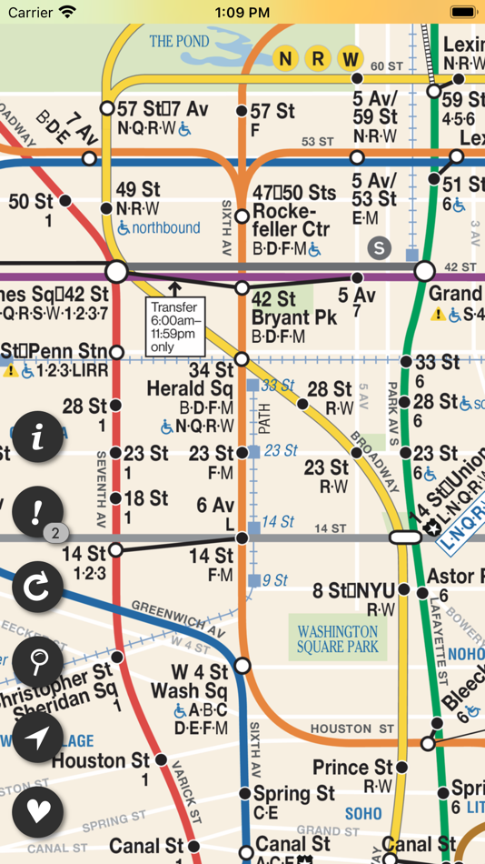 #8. Underway: NYC Subway Transit (iOS) 由: Sincere Labs NYC