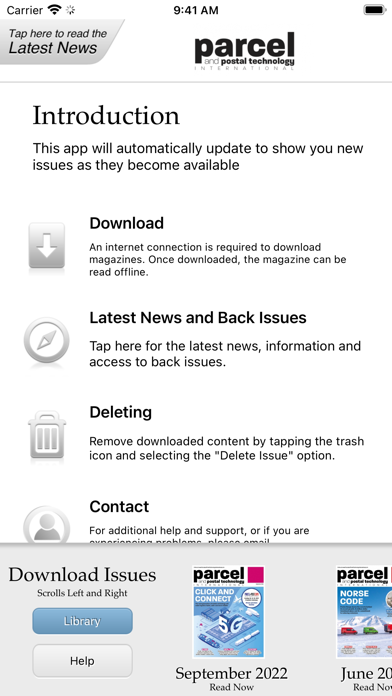 Parcel and Postal Technology Screenshot