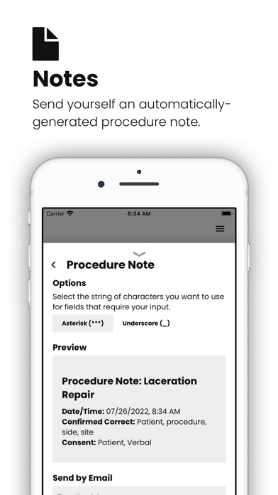 Suture: Laceration Repair App Screenshot