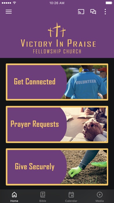 Victory In Praise Fellowship Screenshot