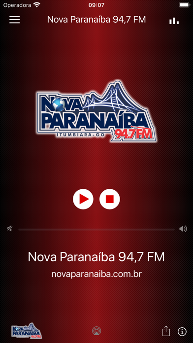 Nova Paranaíba 94,7 FM Screenshot