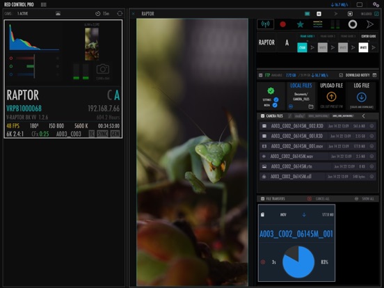 RED control pro iPad screenshot 5 - Photo & Video app
