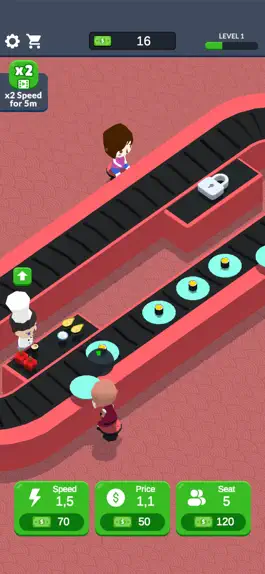 Game screenshot Idle Sushi Restaurant 3D mod apk