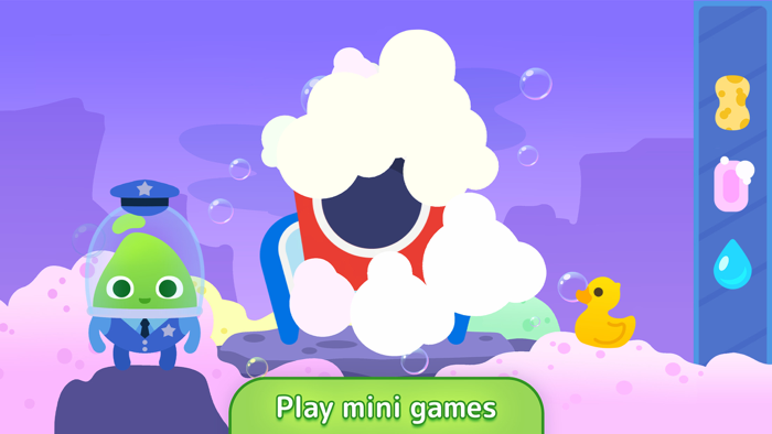 Learning kids games space