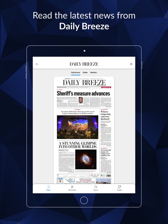 Screenshot #4 pour Daily Breeze e-Edition