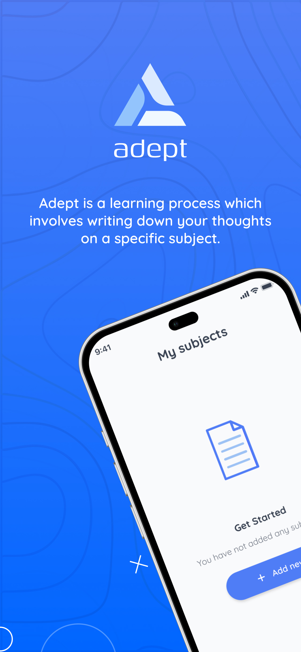Adept: timer, notes, mindmap
