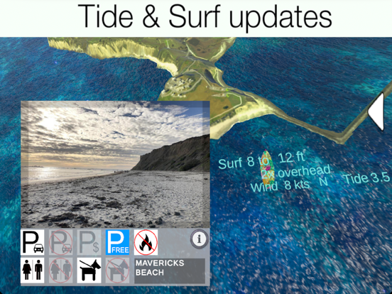 Half Moon Bay Local iPad screenshot 1 - Travel app