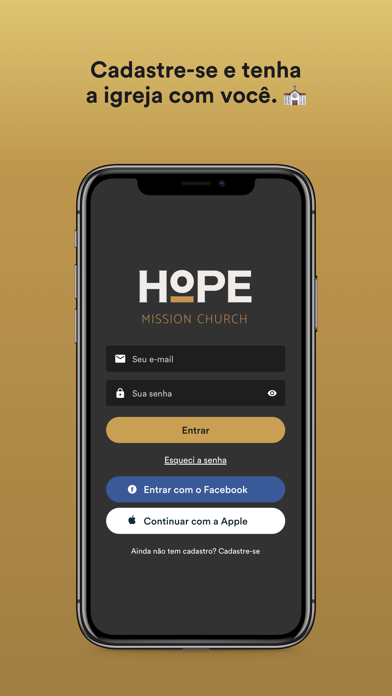 Hope Mission Church Screenshot