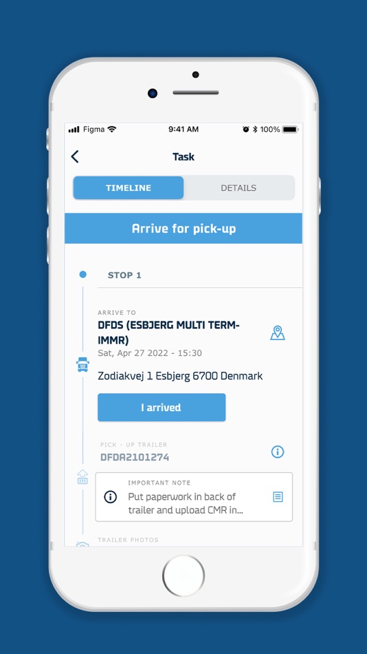#3. DFDS - Logistics Driver (iOS) Podle: DFDS