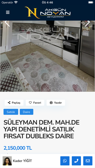Akgün Noyan Gayrimenkul Screenshot