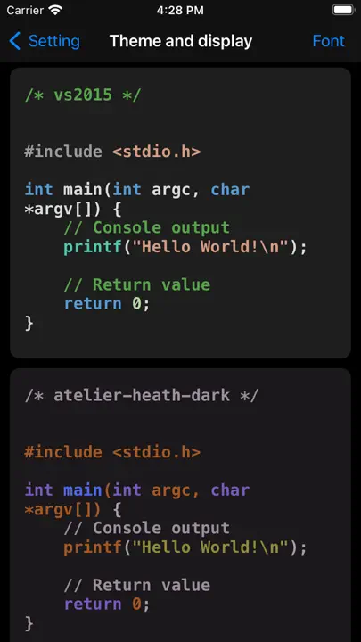 C Shell - C Language Compiler iPhone-skjermbilde 5