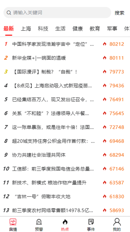 #3. 欧锐舆情 (iOS) 由: 海轩 朱