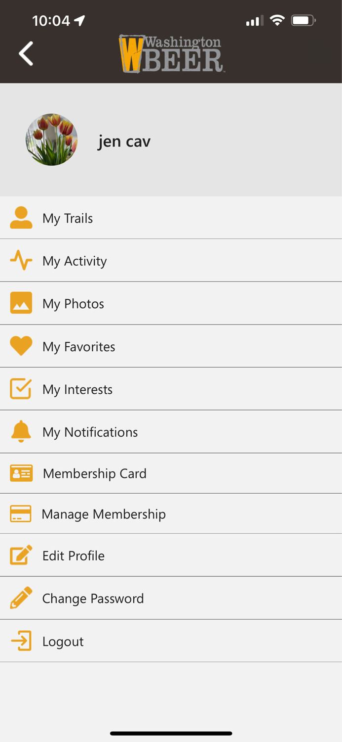 Washington Beer Mobile App