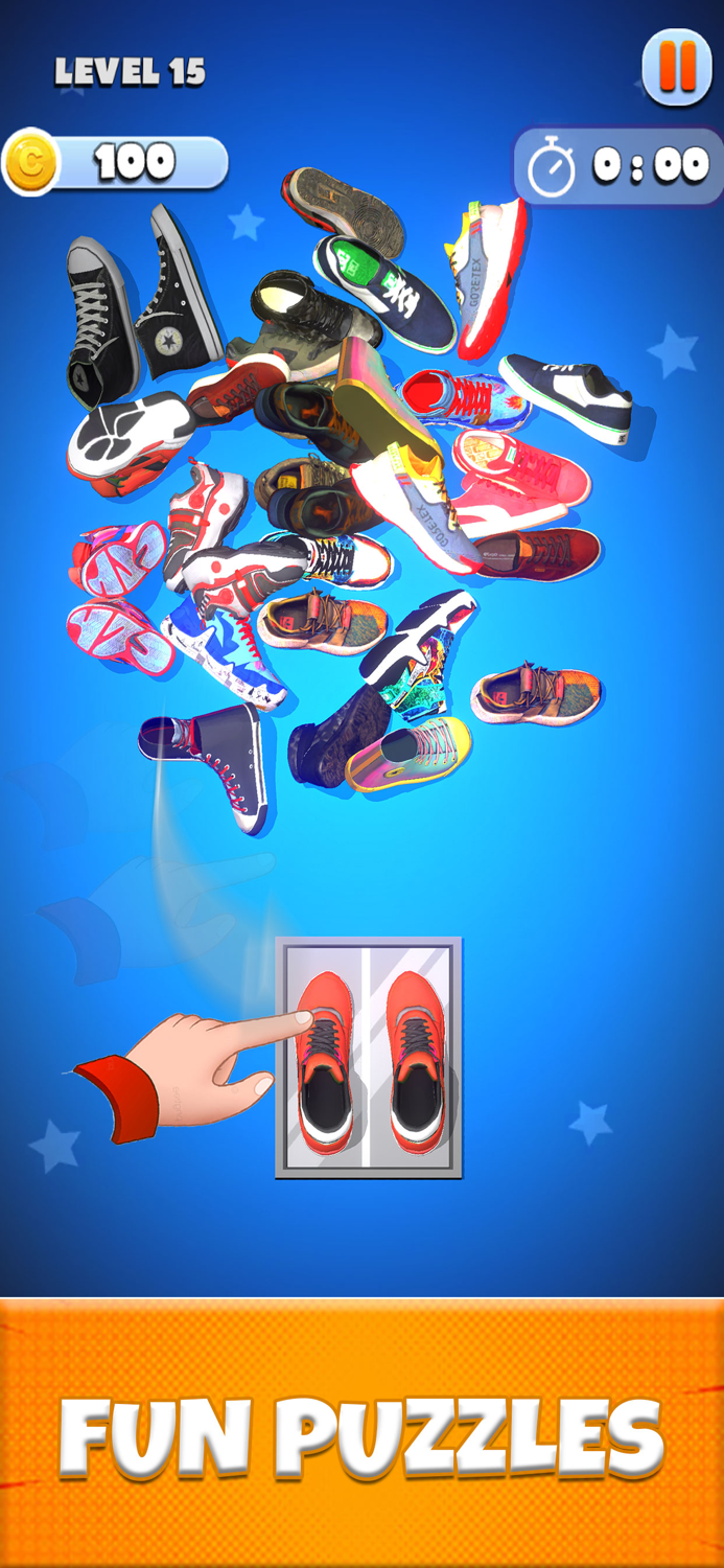 Sneaker Sort Puzzle Game