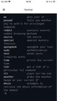 terminal emulator app iphone screenshot 1