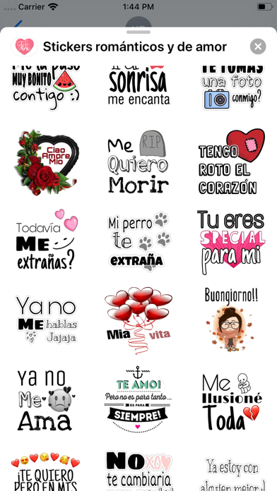 Screenshot #3 pour Stickers románticos y de amor