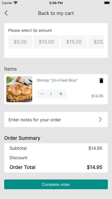 Smart Meals Screenshot