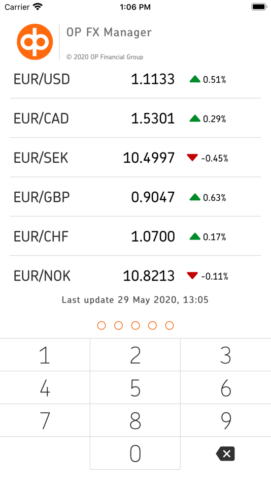 #1. OP FX Manager (iOS) 由: OP Osuuskunta
