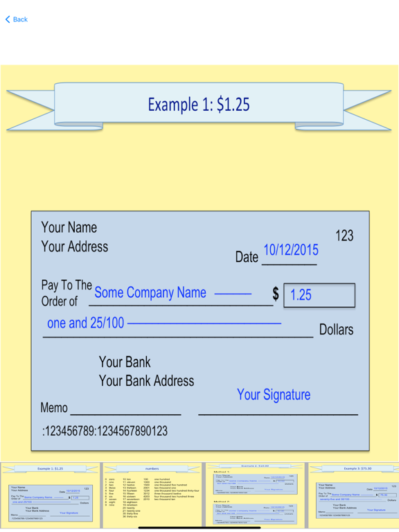 Screenshot #5 pour write checks