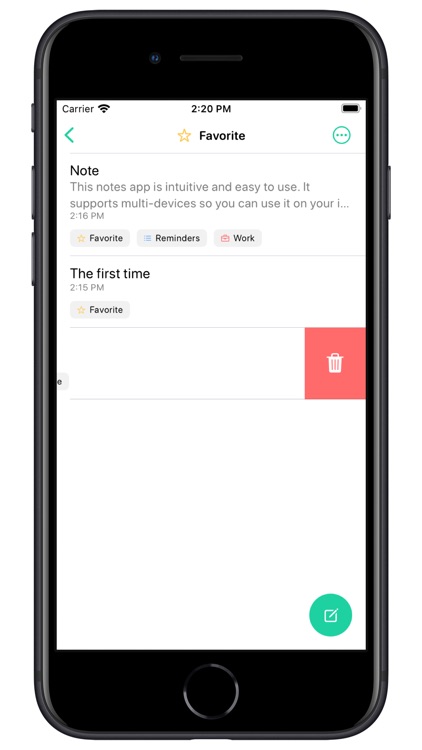 Note: Widget Notes App screenshot-3