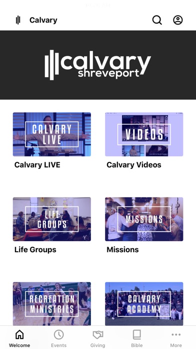 Screenshot 1 of Calvary Shrev App