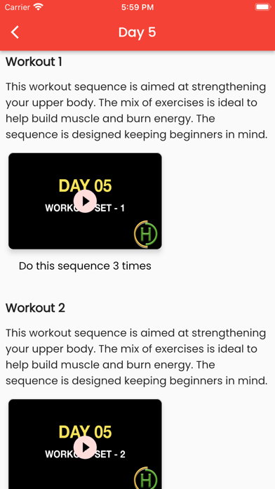 HLTH - Workouts, Diet, Recipes Screenshot