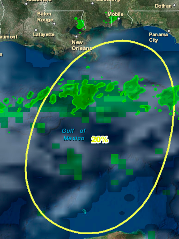Florida Hurricane Tracker iPad screenshot