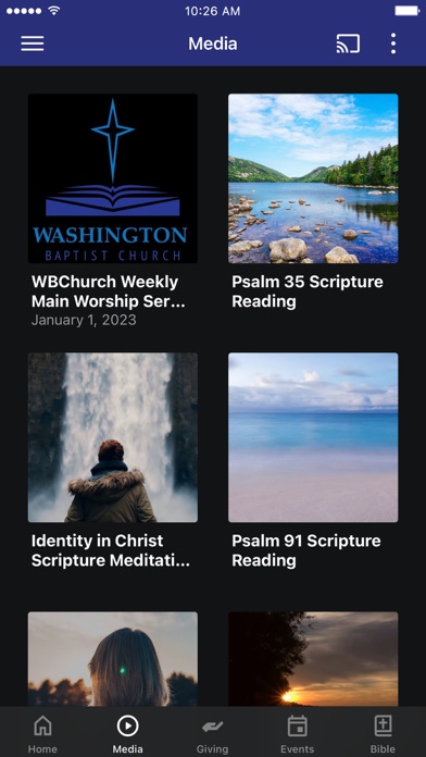 Screenshot 2 of Washington Baptist Church NJ App