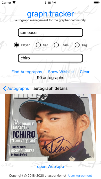 graphtracker app screenshot 3