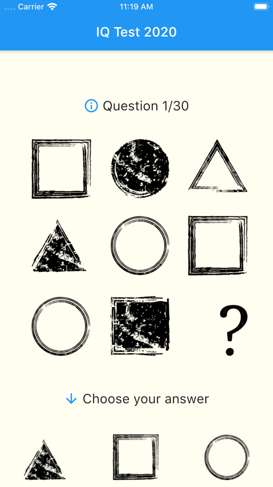 #5. IQ Test 2020 (iOS) 由: Ferran Espuna Prat
