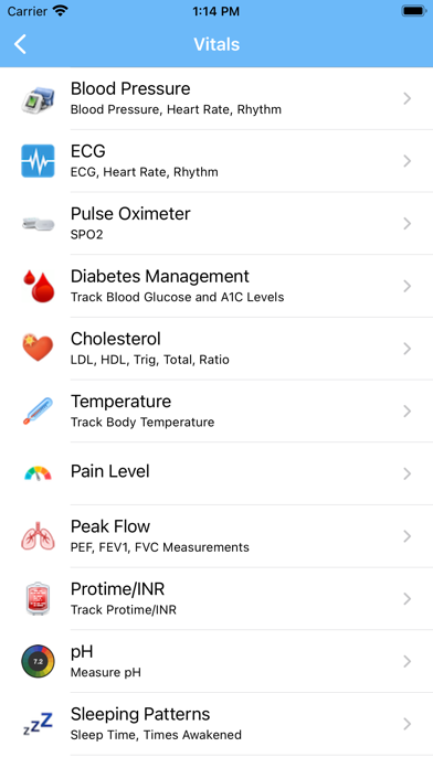 Lifestyle Health Rx Screenshot