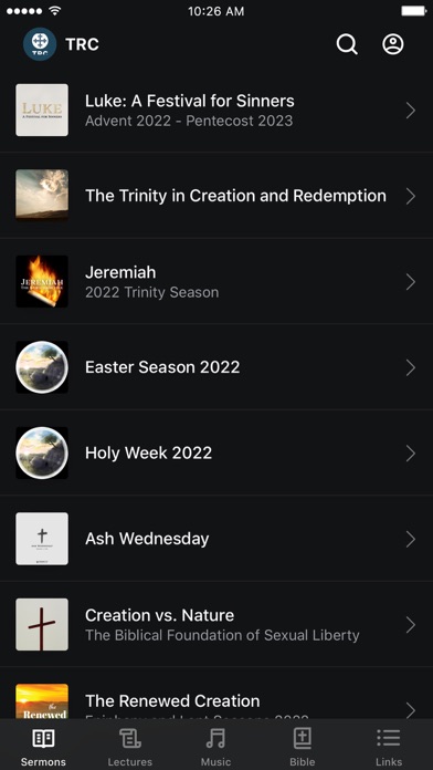 Trinity Reformed Church Screenshot