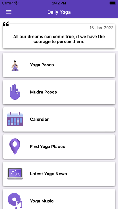 Screenshot #2 pour Yoga Poses - Daily Fitness